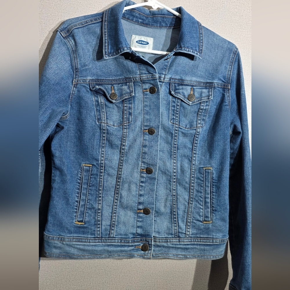 Old Navy Light Blue Denim Jacket - Picture 2 of 5